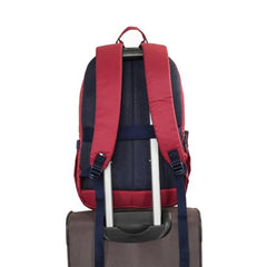 Tommy Hilfiger Laptop Backpack Elbert - Navy | Backpack for School, College and work | Water-Resistant, Fits 15-inch Laptop, with Rain Cover, Trolley Holder & 1-Year Warranty | 31L Capacity