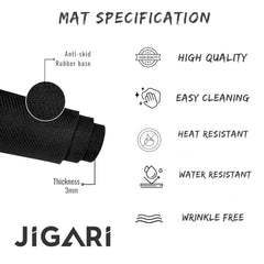 JIGARI Extended Anime Large Mouse Pad (11 x 23 Inch) | Gaming Mousepad for Laptop, Desktop & Keyboard | Smooth Surface | Anti-Slip Rubber Base (Zoro - Sword Master - One Piece (P08))