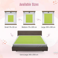 LuvLap Instadry Waterproof Baby Dry Sheet, Small Size 50x70 cm, Extra Absorbent Quick Dry Sheet for New Born,Toddler, Anti-Piling Fleece for Baby, Bed Protector, Pack of 2, Maroon & Navy Blue