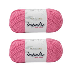 WOAFASHIONS - World of Arts Impulse Hand Knitting & Crochet Yarn, Premium Acrylic, 4 : Medium (Anchor Grey) (100gms / 3.5oz / 200mtr / 218yds)