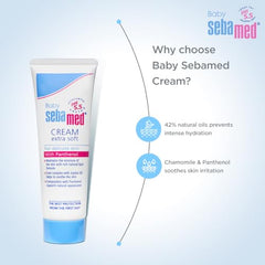 Sebamed Baby Cream Extra Soft|pH 5.5|Ideal for Dry Skin|50 ml