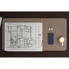 Scarters Desk Mat & Extended Mouse Pad 90x45cm | Reversible, Blue & Yellow