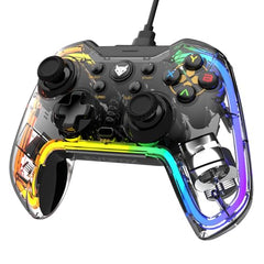 EvoFox Elite S Advanced Wired Gaming Controller for PC, 1000Hz Polling Rate, Hall Effect Joysticks, Programmable Macro Buttons, Sniper Mode & Turbo Mode, Dual Vibration, RGB Lighting, 1.8m Cable, Grey