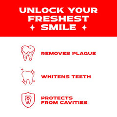 Close Up Toothpaste | Long lasting 18 Hours Of Fresh Breath & White Teeth - 600g (Pack of 4)
