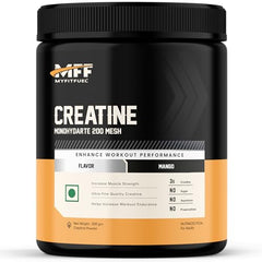 MyFitFuel Micronized Creatine Monohydrate (200 Mesh - Easily Absorbed by Body) | 400 gm, (Natural)