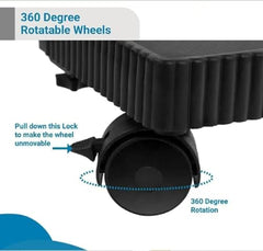 AVZEEGO Adjustable Top Load Washing Machine Stand Washing Machine Stands Fridge Stand Refrigerator Trolley Washing Machine Trolley Capacity 140 Kg Min-16.5X19.5 Max-25.5X32