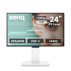 BenQ GW2790TC 27" (68.58cm) IPS 144Hz FHD Eye-Care Monitor |99% sRGB|1500:1 CR|USB-C(20W)| 2Wx2 Speakers|Height, Tilt, Pivott,Swivel| Ultrathin Bezel| HDMI |DP| AMD FreeSync|TÜV 4-Star(White)