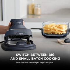 Ninja Crispi 1700W CleanCrisp Glass Air Fryer | 1.4L & 3.8L containers, Microwave, Freezer and PFAS Safe, Non-Toxic Glass Portable Cooking System with 2 year Warranty
