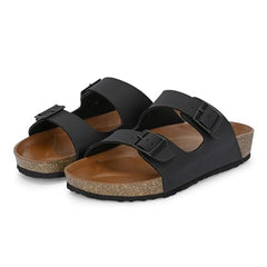 Centrino Sandals for Men | Berkin-Style Slip-On Casual Sandal with Open Toe Design |Lightweight On-Grip Sole for Outdoor Wear|Men Open Toe Buckle Strap Sandals| Summer Slip-On Slipper|Perfect For Monsoon Rainy Season NAVY 13 UK(7313)