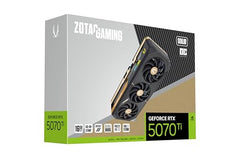 ZOTAC Gaming GeForce RTX 5070 Twin Edge OC Graphics Card - Black | 12 GB | GDDR7 | Dual Fan | SFF Ready | IceStorm 2.0 Advanced Cooling | ZT-B50700H-10P | Only Graphics Card with 5 Year Warranty