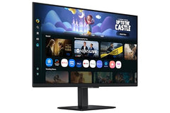 Samsung 27" M5 Smart Monitor with Smart TV Experience (Smartchoice) |FHD 1920 x 1080| Screen Mirroring | IPS Pane l TV Plus| Speakers | Adaptive Sound | Wi-Fi | HDMI |Bluetooth| LS27FM500EWXXL | Black