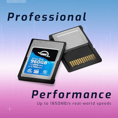 OWC 240GB Atlas Pro High Performance Cfexpress 4.0 Type A Memory Card Professional Grade, up to 1850MB/s Read and 1700MB/s Write Speed