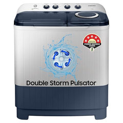 Samsung 7 kg, 5 star, Semi Automatic Top Load Washing Machine (WT70M3000UU/TL, Air Turbo Drying, LIGHT GRAY, 5 Year Warranty on Wash Motor)