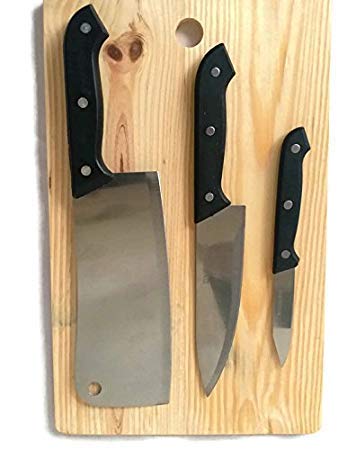 SYGA 7 Piece Kitchen Knife Set and Vegetable Peeler Set