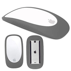 Hi Color Silicone Case Cover Protective Skin for Magic Mouse 1/2 Silicone Case for Apple Magic iPad Mouse (Light Gray)