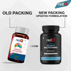 redO Advanced Multivitamin Energy Wellness Blend 120 Tablets