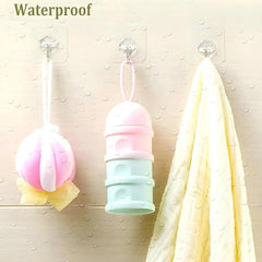Shivstor 15 Pack Self Adhesive WallHook Heavy DutyHook for Hanging Without Drilling Transparent Nail Free StickyHook Strong Wall Hanger Set of 15 FlowerHook for Kitchen Bathroom Home Storage