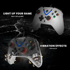 Cosmic Byte ARES Wireless Controller for PC, Hall Effect Joystick & Triggers, Dual Vibration, Backit ABXY Buttons, Turbo, Auto Turbo (White)