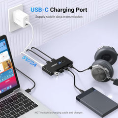 UGREEN USB 3.0 Switch 4 Port USB Switch Selector 5Gbps High-Speed | Peripheral Sharing Switcher for 2 Computer Share Mouse Keyboard Compatible with Laptop Scanner Printer 2 Pack 1.5M Cable