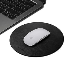 DailyObjects Orb Mouse Pad | Extended for Laptop, for PC, and Wireless Mouse | Handcrafted | Anti-Slip, Anti-Skid | Large Premium Vegan Leather Finish for Home, Office, Gaming - Tan