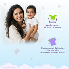 Himalaya Germ Free Baby Laundry Detergent with Plant Based Cleansers & Biodegradable Ingredients (Pouch, 500 ML)