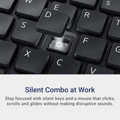 Dell KM555 Pro Compact Silent Keyboard and Mouse, Black