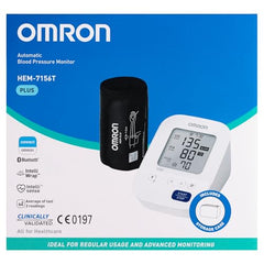 Omron HEM 7156 T Digital Blood Pressure Monitor with 360° Accuracy Intelli Wrap Cuff for All Arm Sizes Accurate Measurements and Bluetooth Connectivity