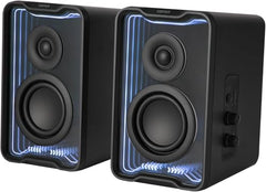Edifier QR30 Active Desktop Speaker with Bluetooth V5.4, Dynamic Light Effects - 30 Watt RMS - Black
