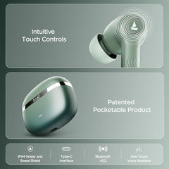 boAt 2026 Launch Nirvana Ion TWS Earbuds (Lunar Black) | Massive 120 Hours Playtime, Quad Mics ENx™ Tech, Multipoint Connectivity, In-Ear Detection, Dual EQ Modes, and BEAST™ Mode