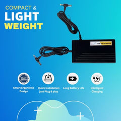 EVA Mini UPS for 2 Routers+ONU | Dual Output 12V + 12V | Uninterrupted Power Backup for All Brand Wi-Fi Router + ONU/Modem + Router Setup | 3-6 Hours Backup |3 * 2900mAh Lithium ion Long Life Battery