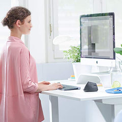 Logitech MX Vertical Advanced Ergonomic Mouse, Wireless via Bluetooth or Included USB Receiver