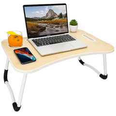 GoRogue Stud Foldable Wooden Mini Lapdesk for Couch, Sofa Bed, Study Tray Table Stand for Writing (Walnut), 40 Centimeters