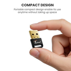 Techie USB Wi-Fi Adapter 600Mbps with Bluetooth 4.2 Dual Band USB 2.0