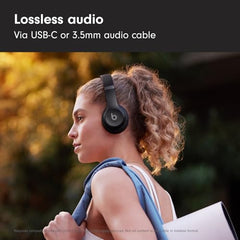 Beats Solo 4 – Wireless Bluetooth Over Ear Ultralight Headphones, Up to 50H of Battery Life, 10 min Fast Charge for 5H Battery, Mic w/Voice Assist, 3.5 mm, Apple & Android Compatible - Matte Black