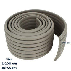 SYGA Set of 2 Grey Baby Lining Strip Edge Guard Cushion Corner Cover Tape Infant Bump Protector