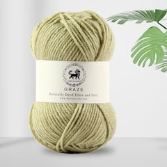 Nestnhaven Acrowools Graze Hand Knitting and Crochet Yarn. Pack of 1 Ball - 100gms. Shade no - NNHG001 (Berry Purple)