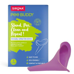 PeeBuddy Reusable Portable Stand and Pee Urination Device for Women - 1 Unit | Leak-proof Pee Funnels for Women, Girls | Public Toilets, Travel, Camping, Hiking and Outdoor Activities