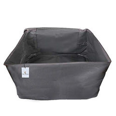 Kuber Industries (Pack of 3) Underbed Storage Bag | Waterproof Clothing-Bedding Bag | Foldable Blanket Bags | Closet Wardrobe Organizer with Handle | Large | Maroon Patti | Beige