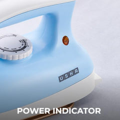 Usha Goliath Spray Tech 1200Watt Dry Iron with Water Spray Feature | Double Coated Golden Non Stick Soleplate for Longer Durability | 360° Swivel Cord | 2 Years Warranty | (Blue & White)