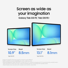 Samsung Galaxy Tab S10 FE [Smartchoice], S Pen in-Box, 27.7 cm (10.9 inch) Display, AI Writing, Desktop Mode, Pre Loaded Pro Apps, 8 GB RAM, 128 GB Storage, Wi-Fi Tablet, Gray