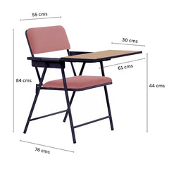 Spacecrafts Folding Study Chair with Writing Pad | Home Tuition Desk Chair