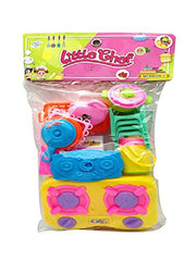 SYGA Little Chef Cookware Pretend Kitchen Play Set Toy with Accessories for Kids (50 Pcs)