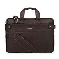 Zipline Laptop bags for men office use | Faux Leather Laptop Bag for Man - Fits 14/15.6/16 inch Laptop, Macbook, Macbook Pro Messenger Bags for Mens (1-Tan Bag)