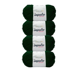 WOAFASHIONS - World of Arts Impulse Hand Knitting & Crochet Yarn, Premium Acrylic, 4 : Medium (Anchor Grey) (100gms / 3.5oz / 200mtr / 218yds)
