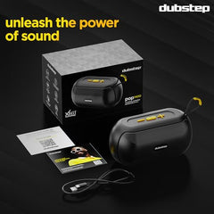 Dubstep Pop 600 Wireless Speaker, 15 Hrs Playtime, 52mm Driver, TWS Pairing, 6W Output Bluetooth Speakers (Grey)