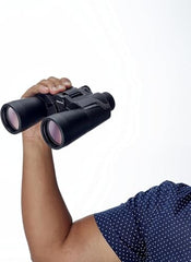 Olympus Binocular 10x50 S Including Strap, case. Sharp Details, Natural Colours, Wide Field of View, Lightweight - Ideal for Nature Observation, Birdwatching and Concerts, Black (V501023BU000)
