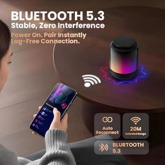 Hounyoln G200 Magnetic Bluetooth Mini Speaker with RGB Lights