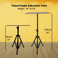eStand Height Adjustable Laptop Table to be Used in Sitting & Standing Posture (Black HAT (29" - 45"))
