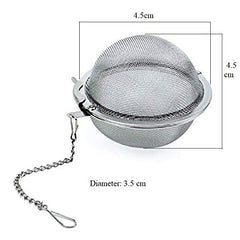 SYGA Stainless Steel Tea Infuser Premium Tea Strainer with Two Handles & Large Capacity for Loose Tea Leaf, Classic Metal Mesh Tea Filter for Cups, Mugs, Teapots- Type 1