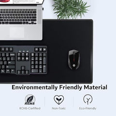 Storite 900x400x2mm Extended Gaming Mouse Pad, Desk Mat, Black | Stitched Embroidery Edges, Water Resistance Coating, Natural Non Slippery Rubber Base, For Laptop/Computer